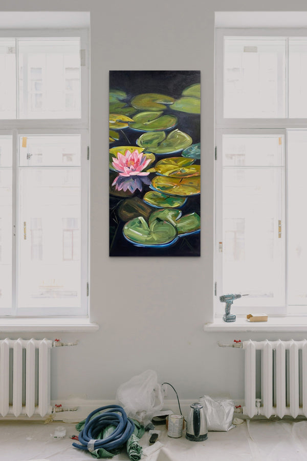 Pink Lilly by David Carmichael in situ