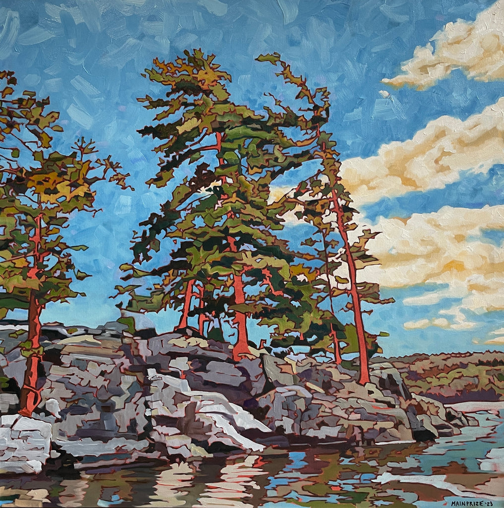 The Island at Lake of Two Rivers, Algonquin Park by Craig Mainprize