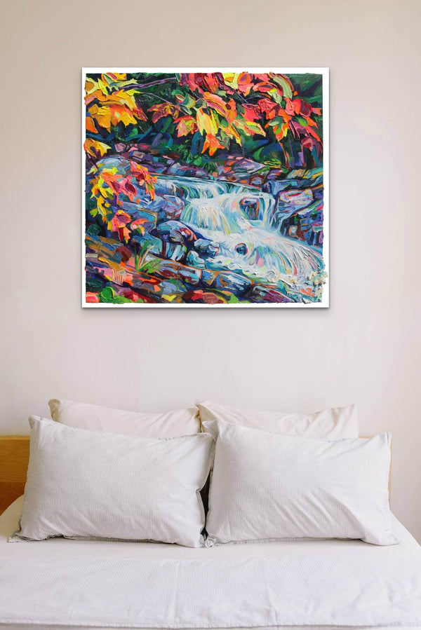 Oxtongue Rapids by Sarah Carlson in situ
