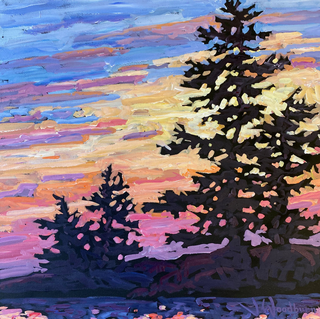 Sunset Streaks by Jennifer Woodburn