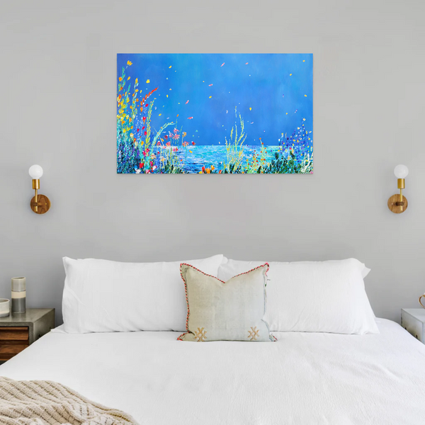 Cottage Morning by Kate Taylor in situ