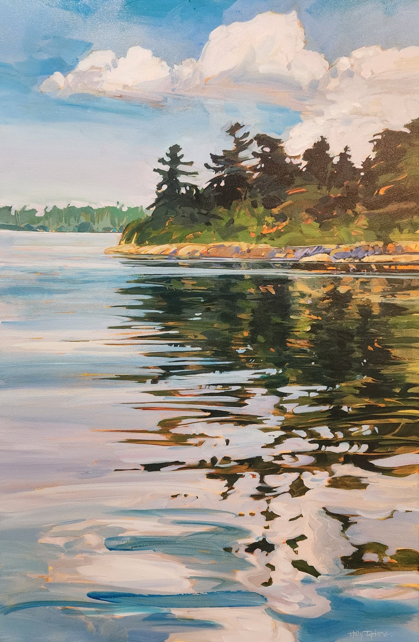 Ripples — painting by Holly Dyrland