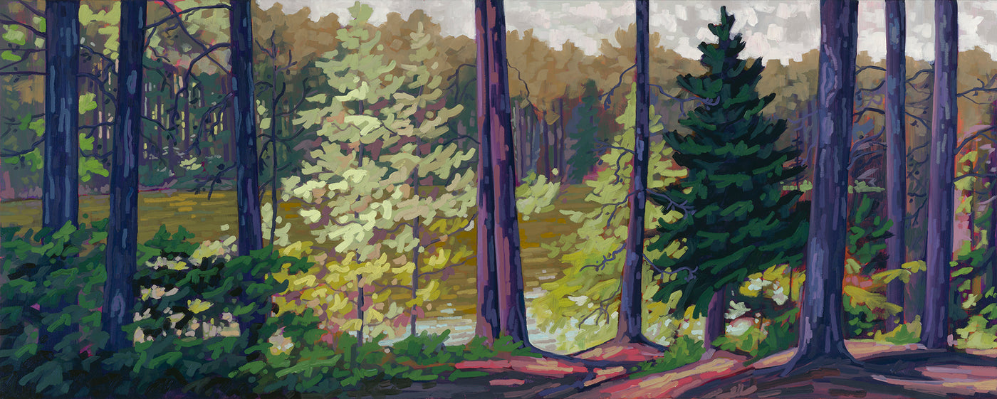 Through The Trees — painting by Kerry Walford