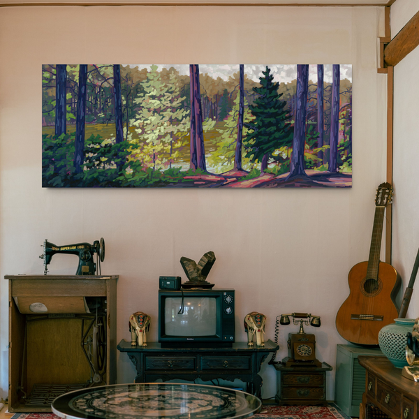 Through The Trees by Kerry Walford in situ