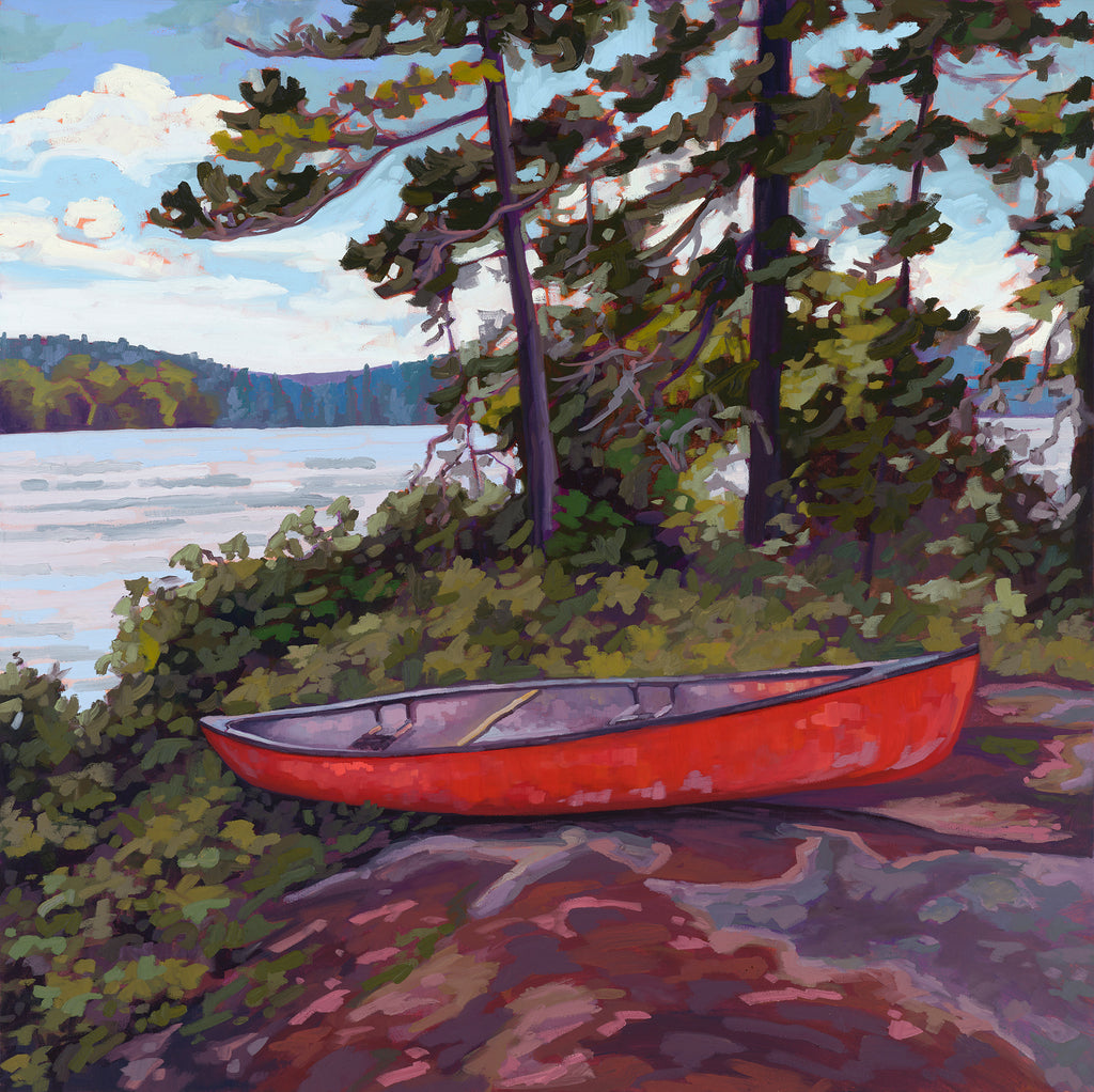 Red Canoe by Kerry Walford