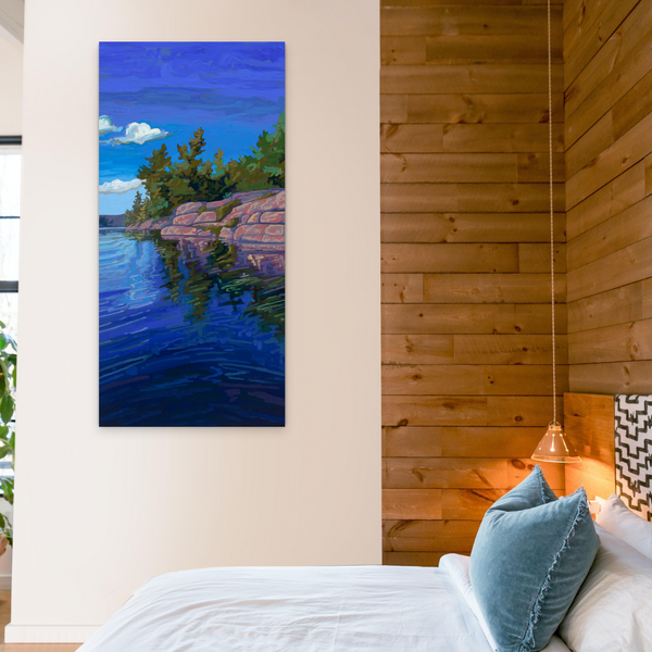 Georgian Bay Reflection by Kerry Walford in situ
