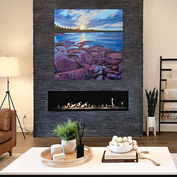 Watchin the Tide Roll Away by Kerry Walford in situ