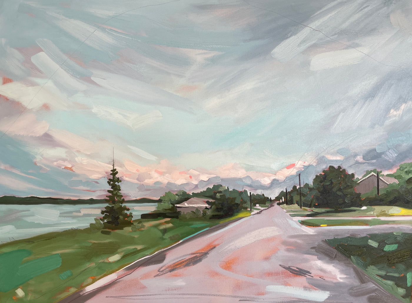 Arriving On A Friday — painting by Joanna Gresik