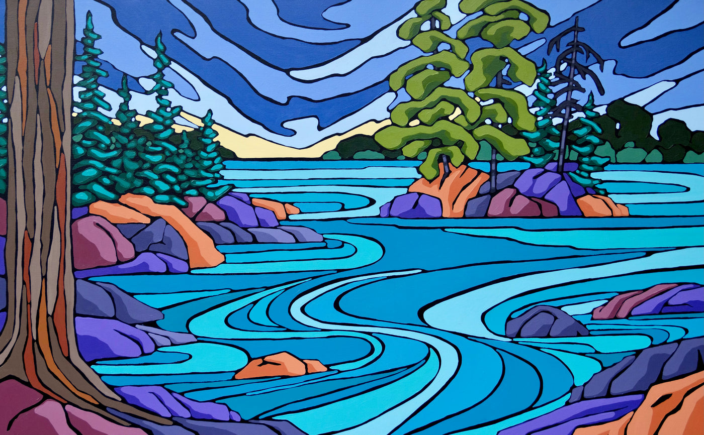 As The Day Breaks — painting by Lori Meeboer
