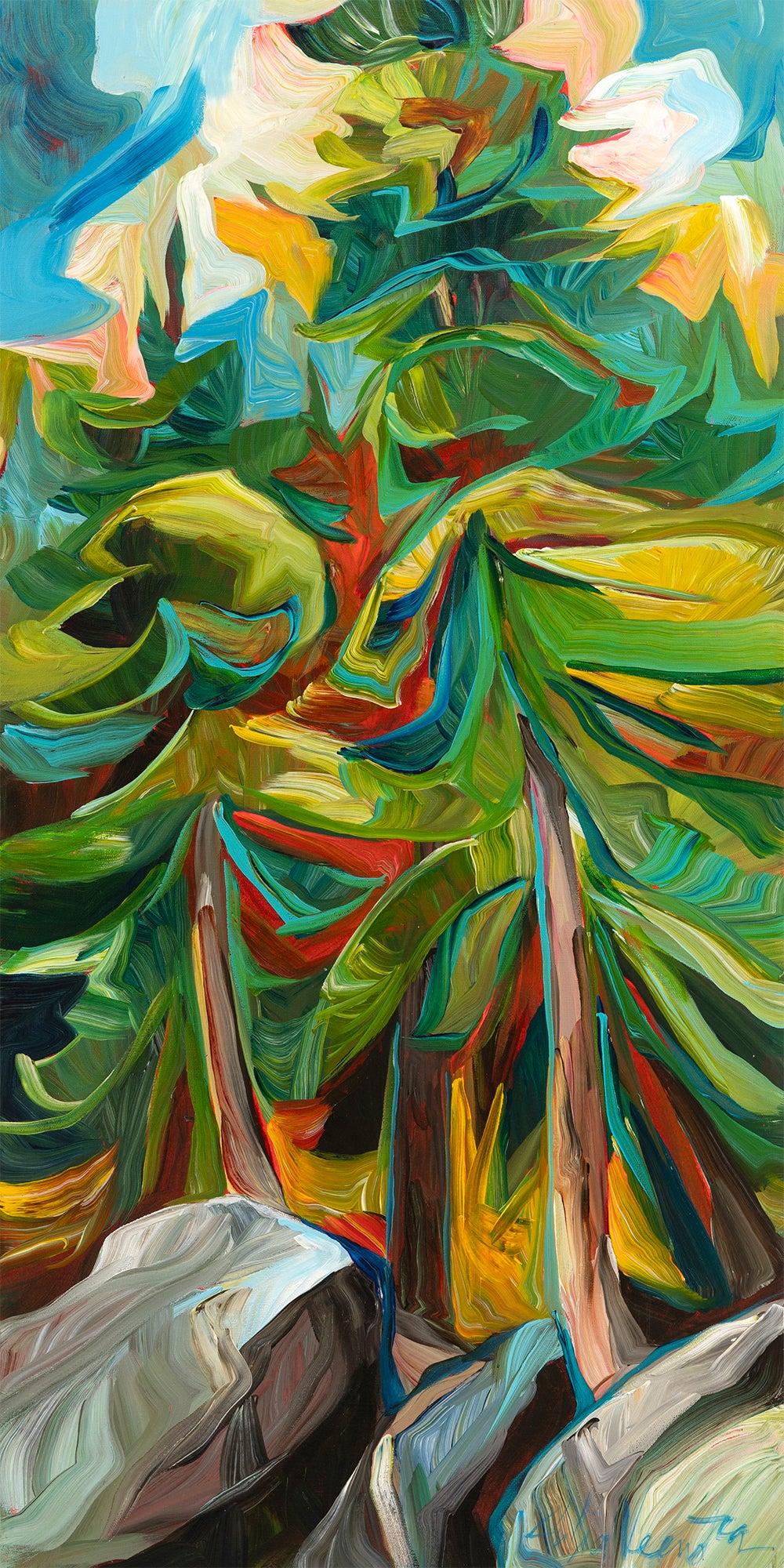 Beside the Shore — painting by Julia Veenstra