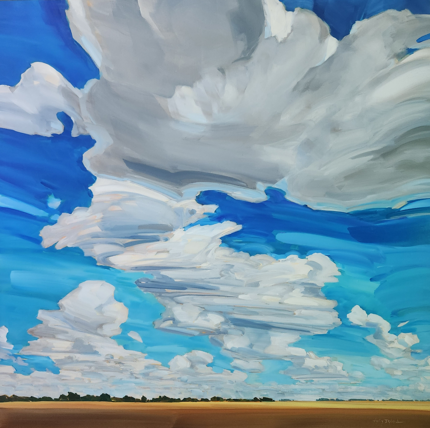 Caught Up In The Moment — painting by Holly Dyrland