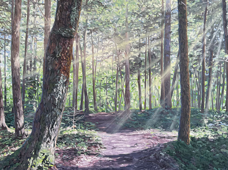 Companionship of Trees — painting by Sue Miller