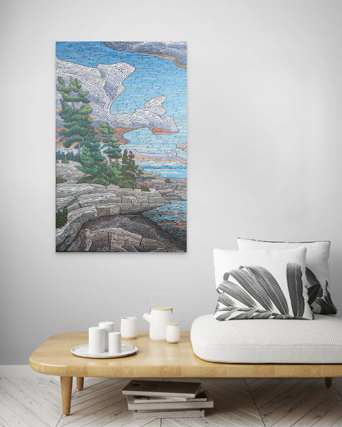 Feel the Rhythm of The Wind by Victoria Pearce in situ
