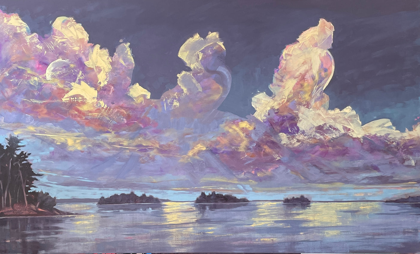 Go With The Flow — painting by Eda Brown