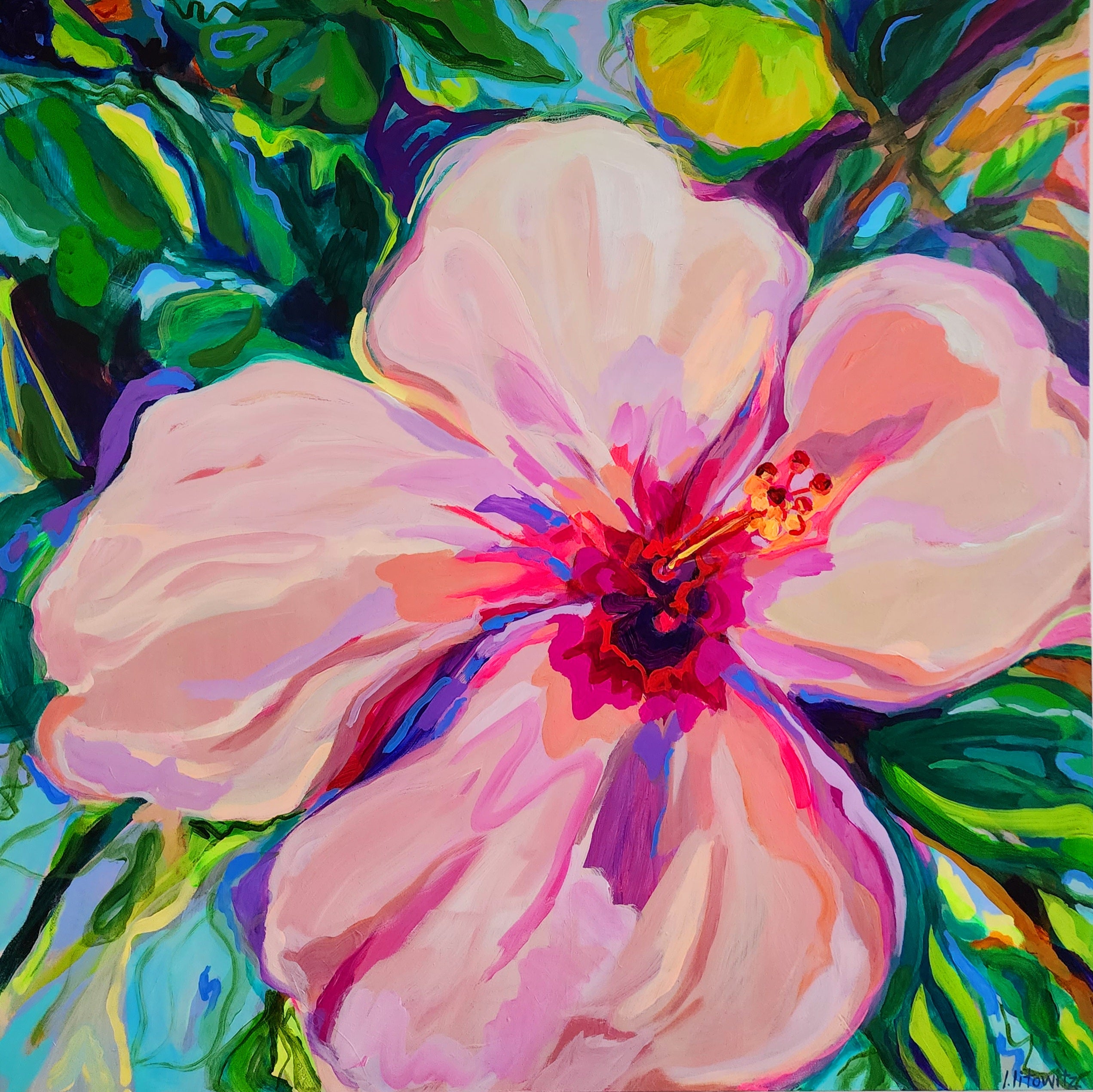 Hibiscus Zoom by Lisa Litowitz Cloud Gallery