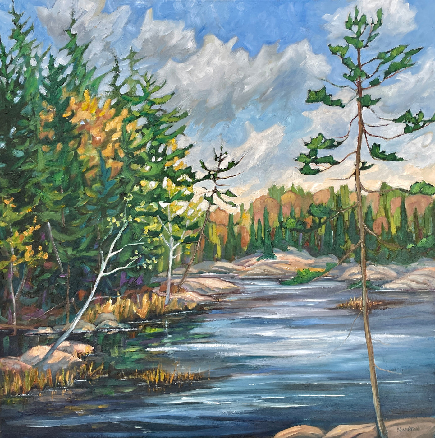 Off The Beaten Path — painting by Muskoka Summer Show