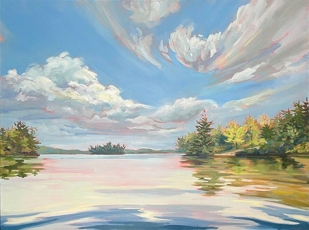 The Clouds of Summer — painting by Serena West