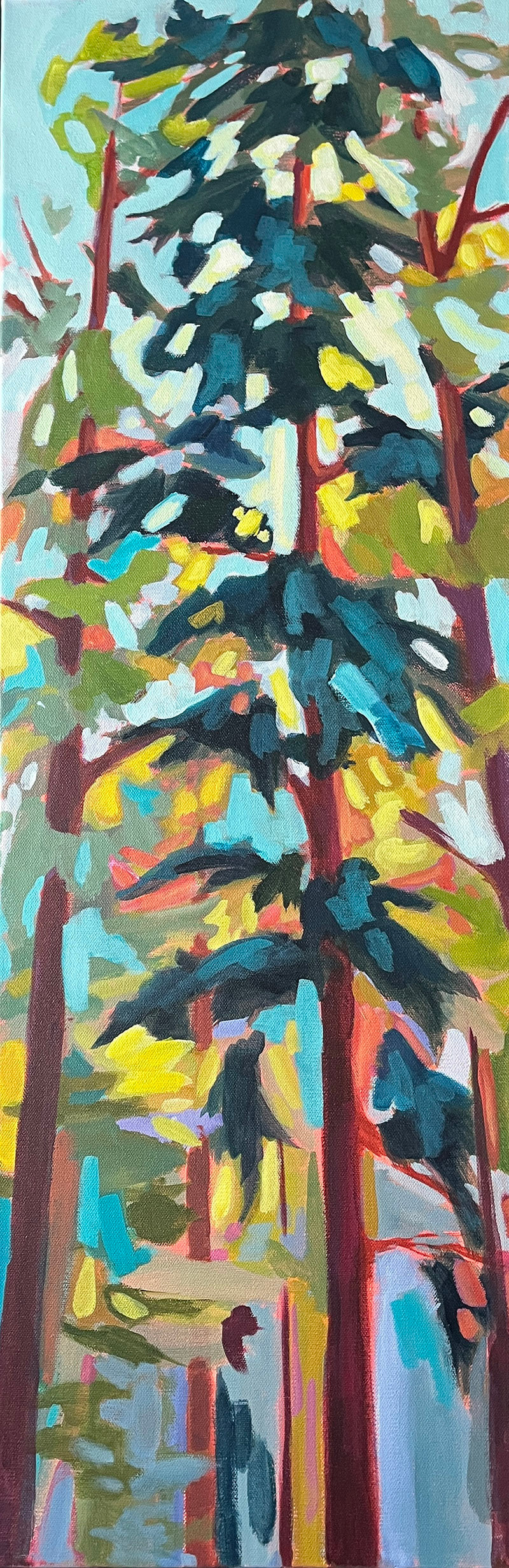 Forest Echoes — painting by Serena West