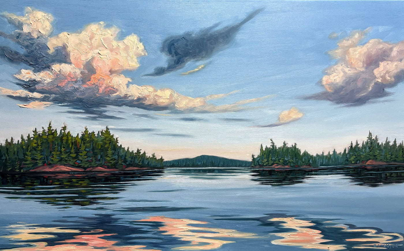 Looking Back — painting by Brigitte Granton