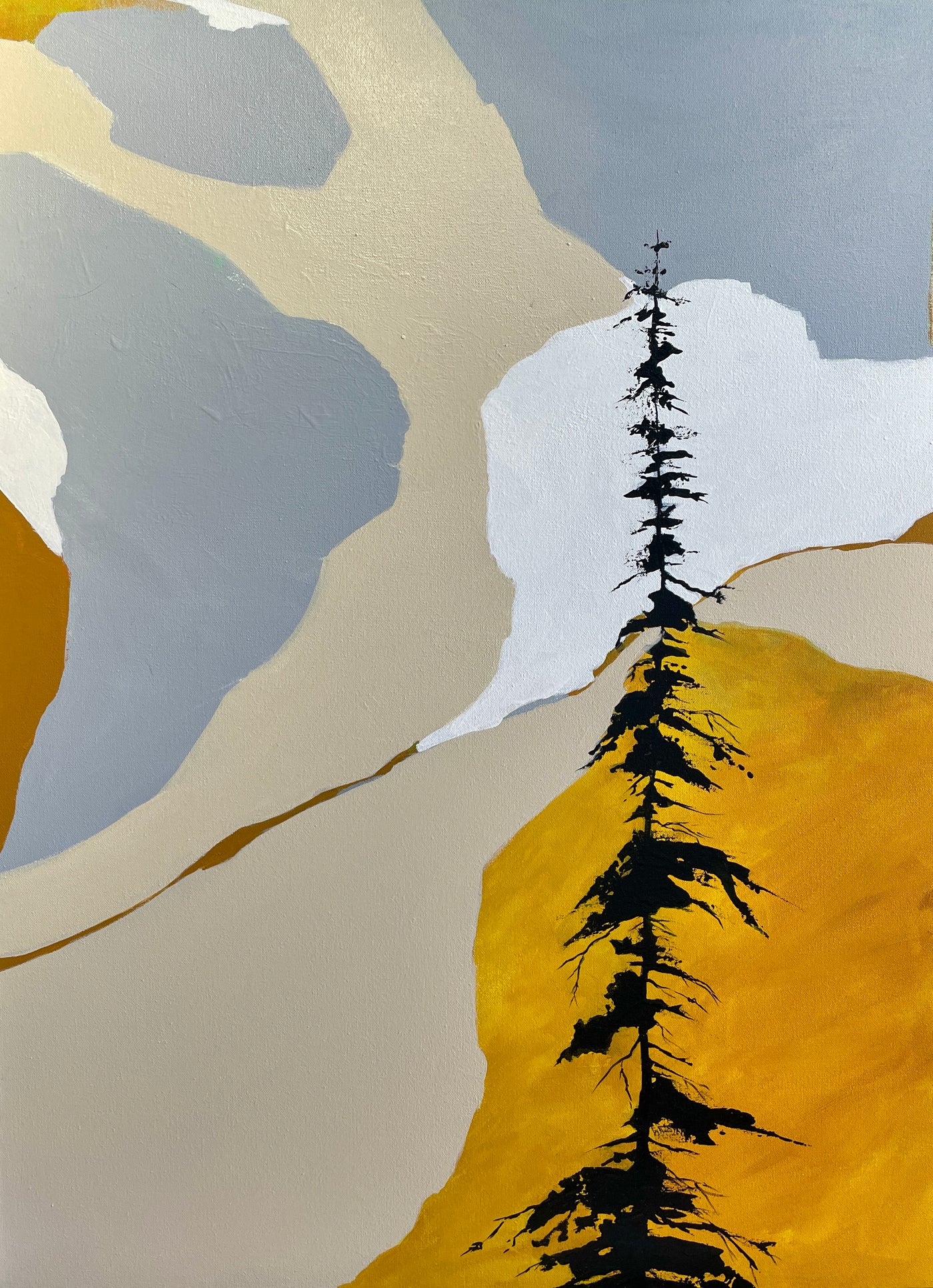 Reaching New Heights — painting by Catherine Cadieux