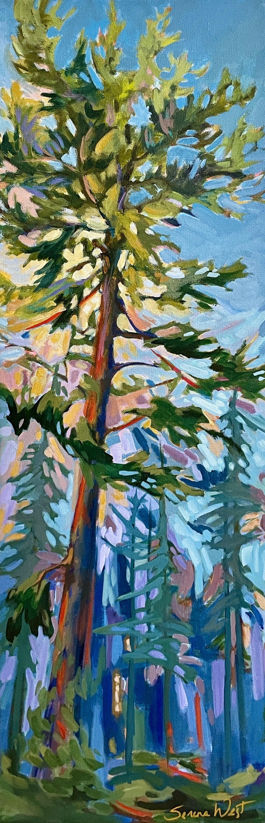 Beneath the Canopy — painting by Serena West