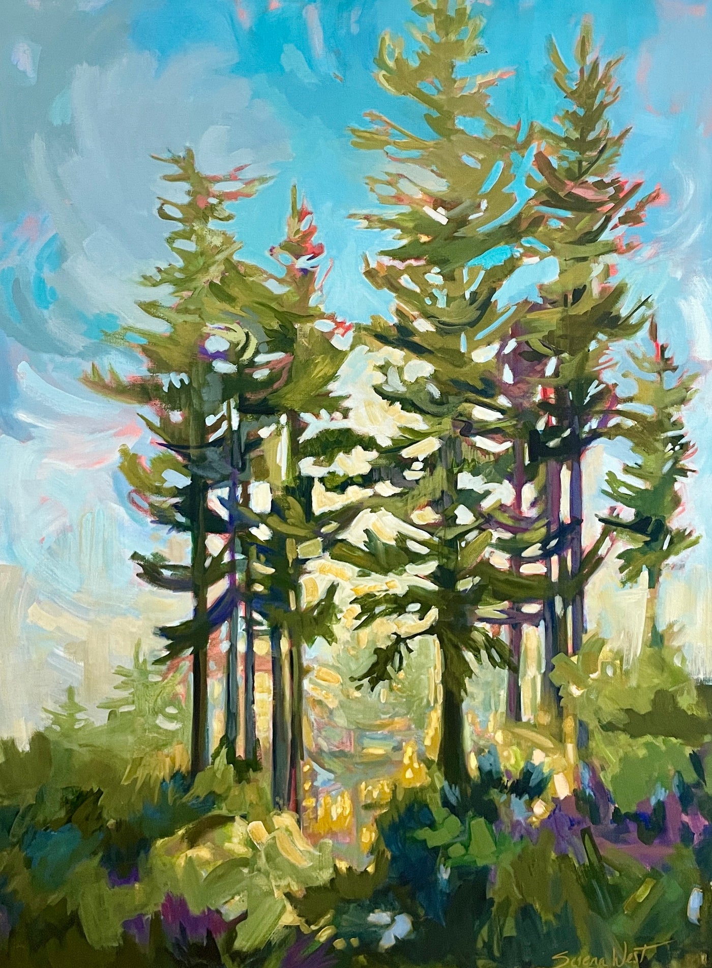 Muskoka Glow — painting by Serena West