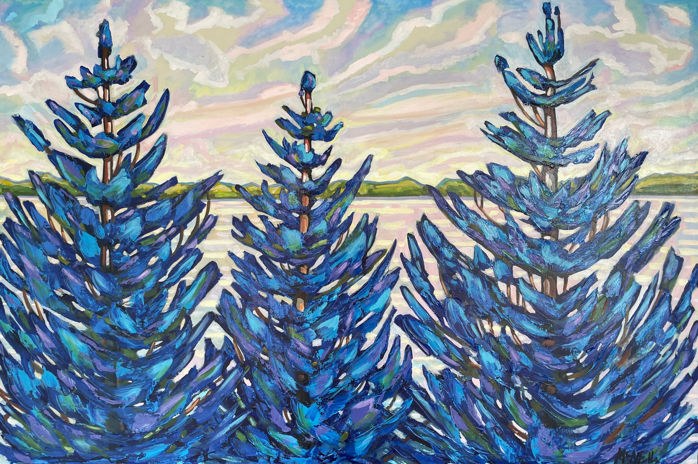 Cloud Dancer — painting by Maureen McNeil
