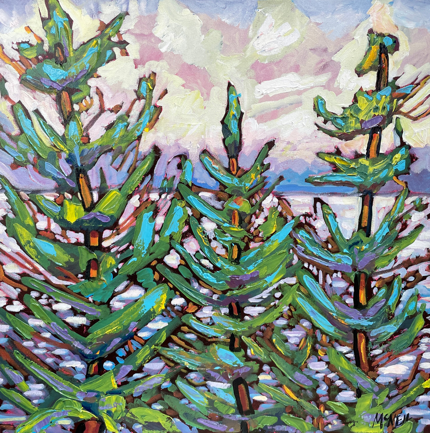 Nature is the Guide — painting by Maureen McNeil