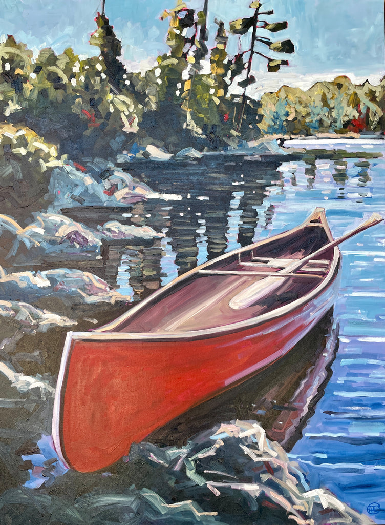 Canoe Time by David Carmichael
