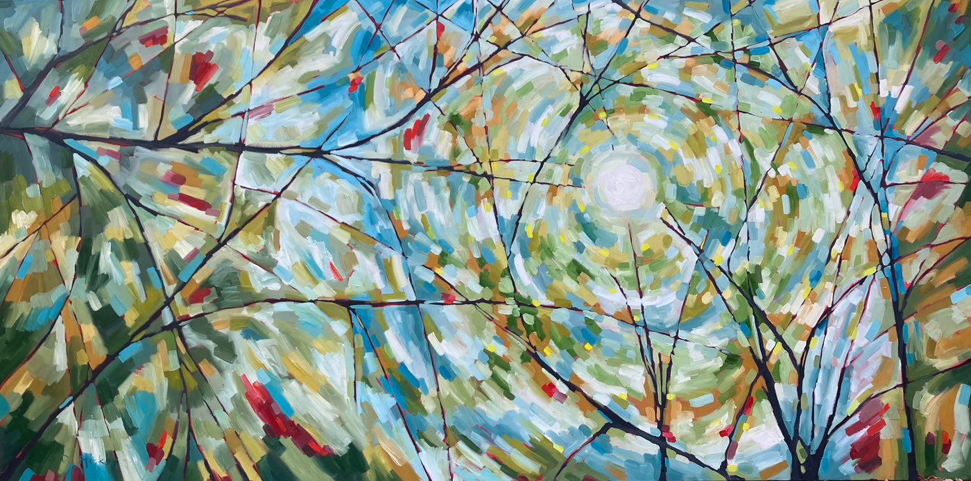 ...Something Bigger — painting by Lisa D. Hickey