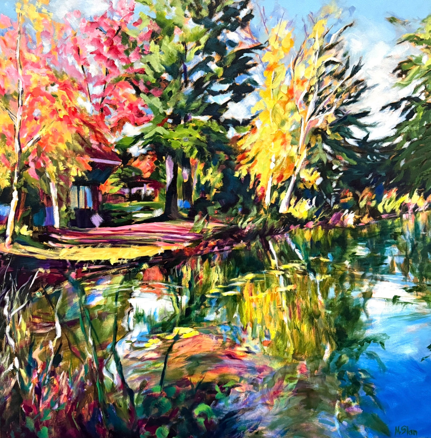 Rocking In Rhythm 2 — painting by Miriam Slan