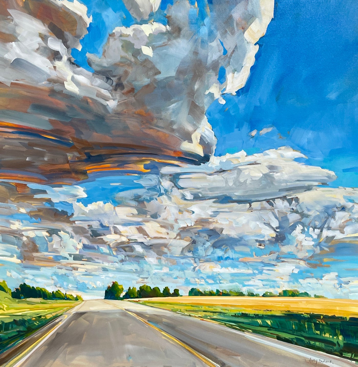 Going Places — painting by Holly Dyrland
