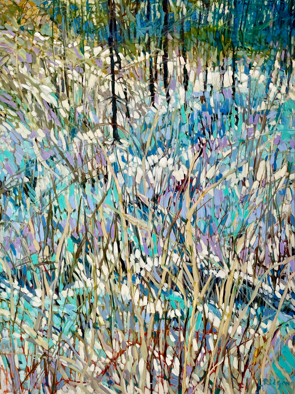 White is Never White — painting by Lori Ridgeway