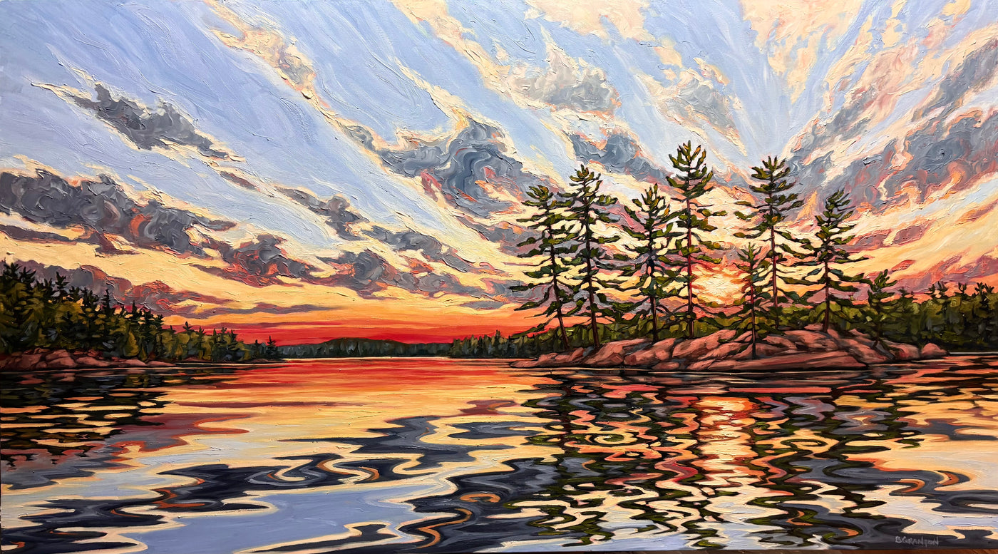 Sunset Magic — painting by Brigitte Granton