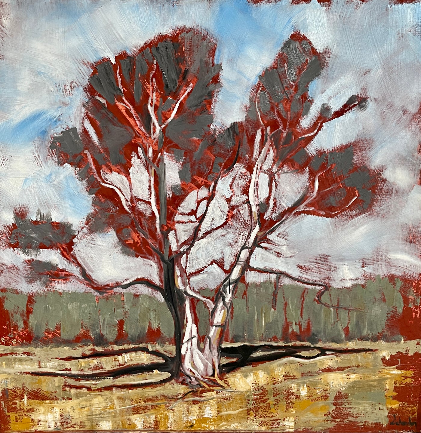 Alvar Birch — painting by Liz Schamehorn