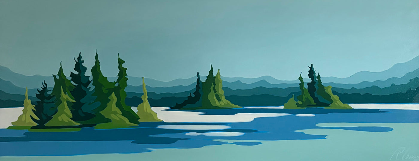 Calm Water Ahead — painting by Patricia Clemmens