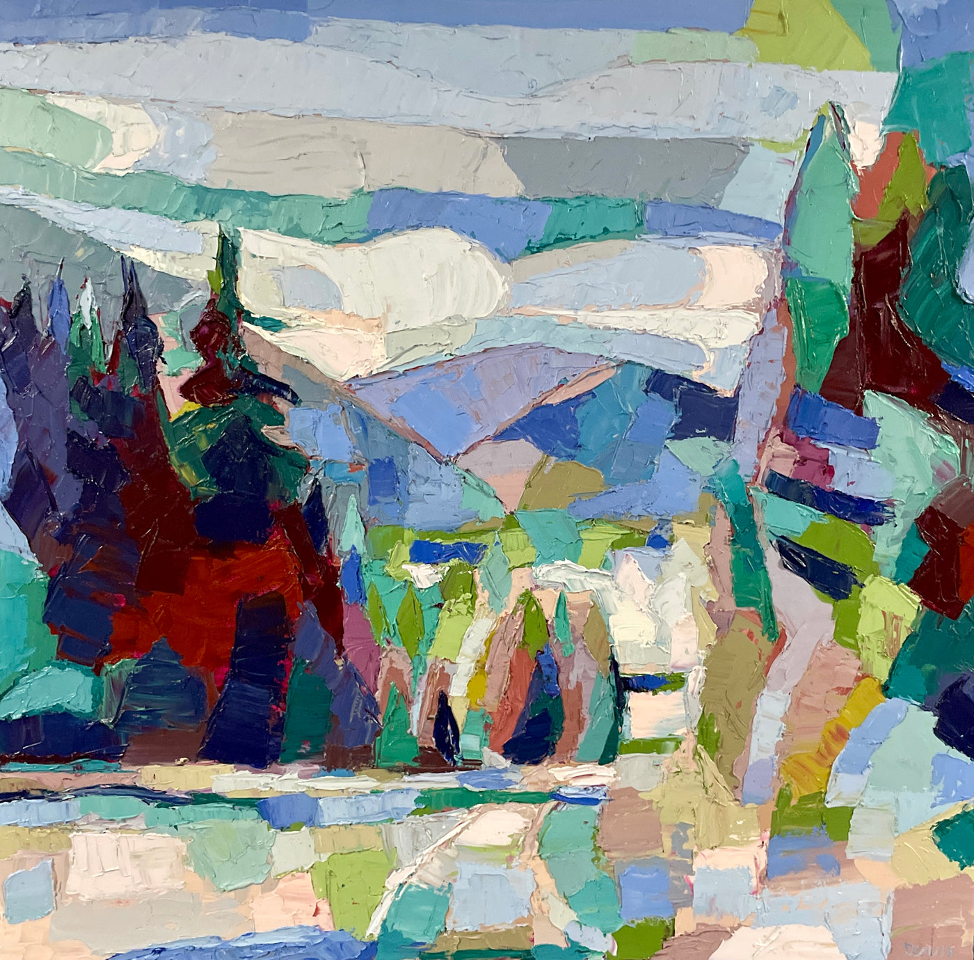 Advice From A Tree — painting by Dana Cowie