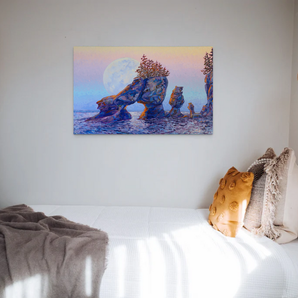 Moon Children by Sarah Hayek in situ