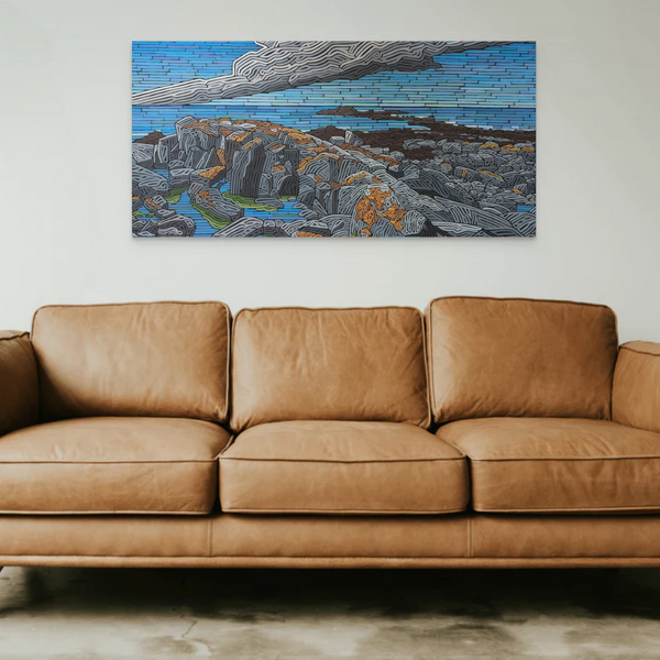 Rhythm of Water And Land, Brier Island , Nova Scotia by Victoria Pearce in situ