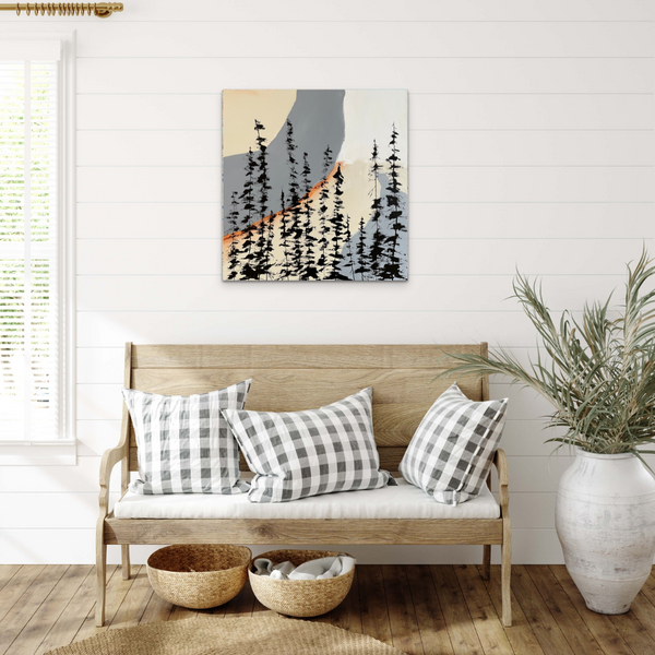 Follow The Tree Line by Catherine Cadieux in situ