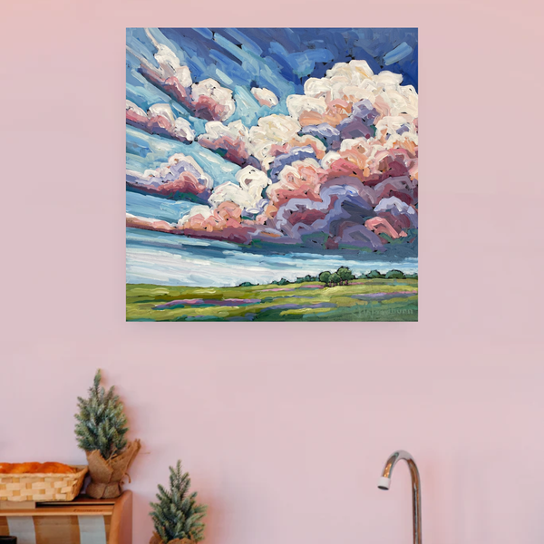 Empty Fields and Soaring Clouds