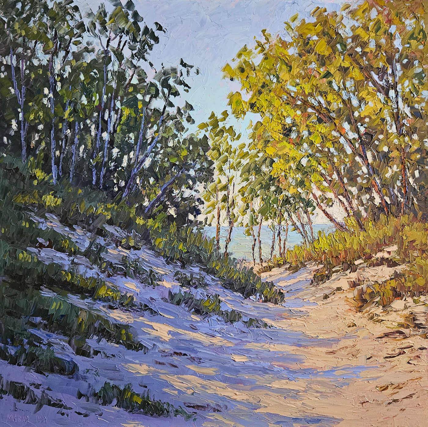 Through Dunes — painting by Maria Iva