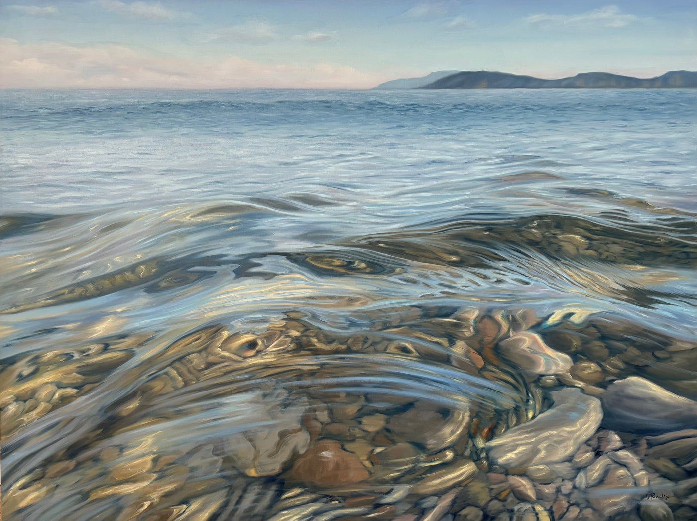 Submerged Stillness — painting by Michelle Paradis
