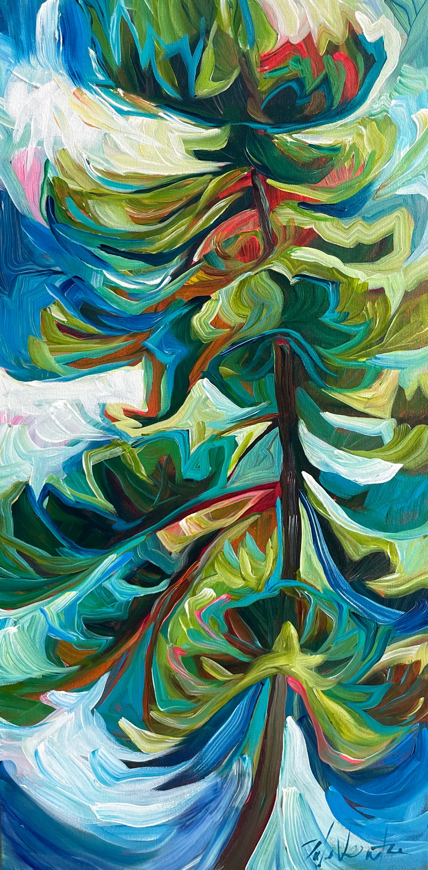 Rejoicing 2 — painting by Julia Veenstra