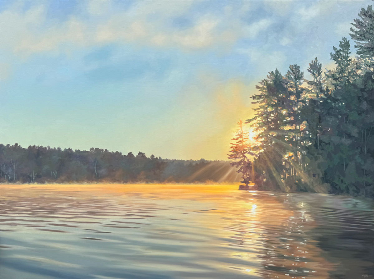 Restful Waters — painting by Sue Miller