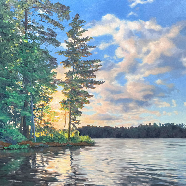 Rippling — painting by Sue Miller