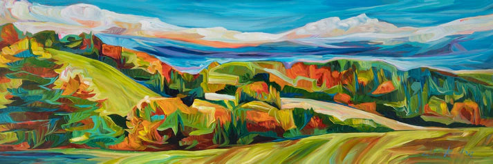 Rolling Hills — painting by Julia Veenstra