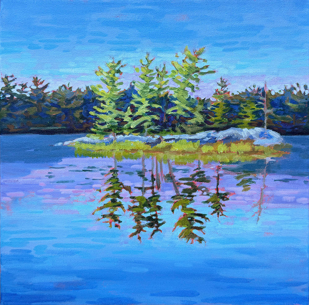Breathe Into Stillness — painting by Serena West