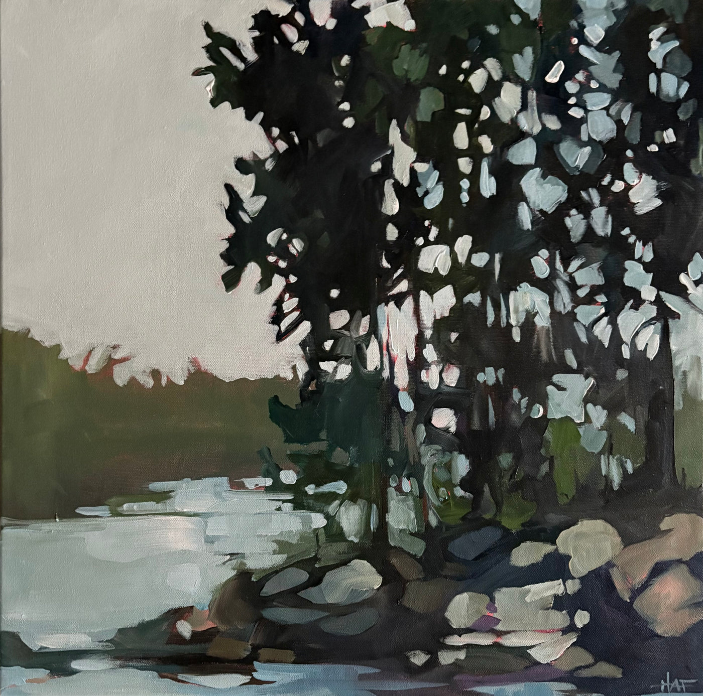 Sneak Peak — painting by Holly Ann Friesen