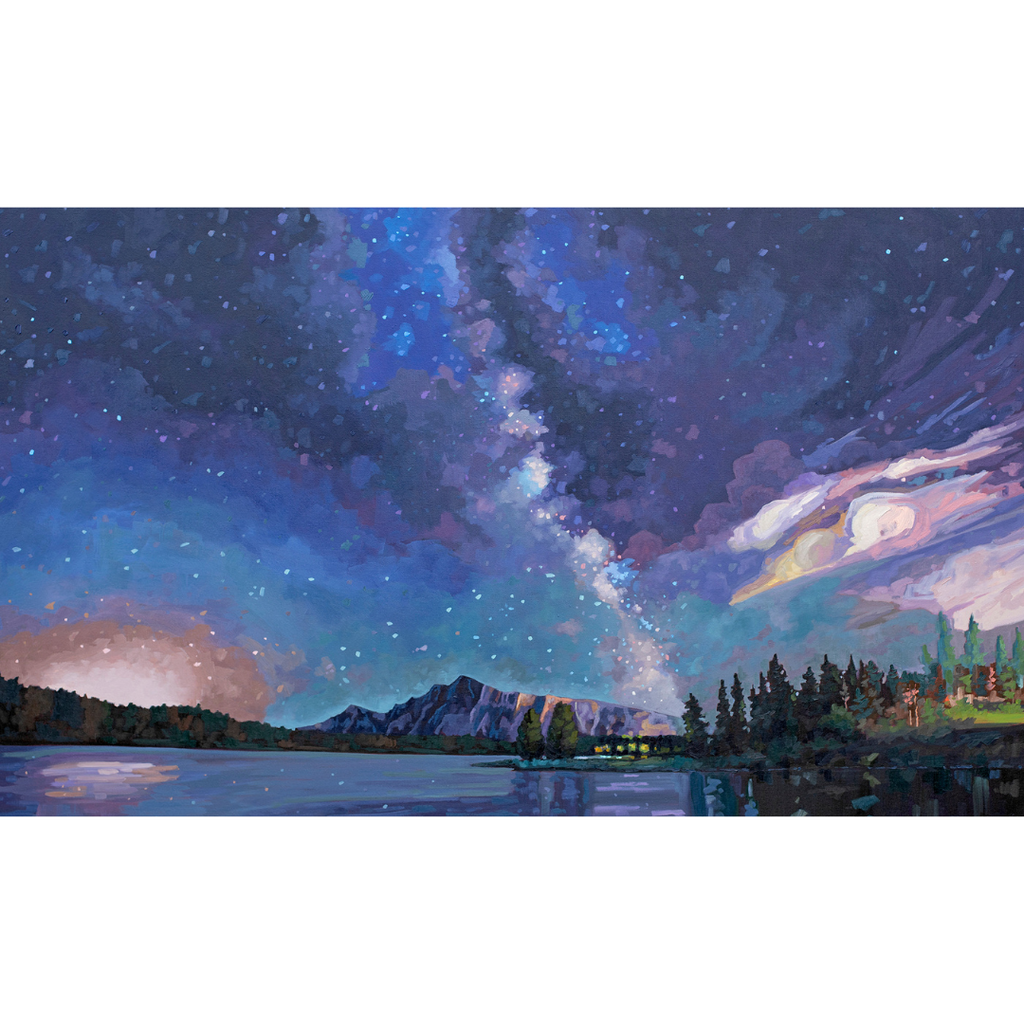 Starry Night in Banff by Kerry Walford